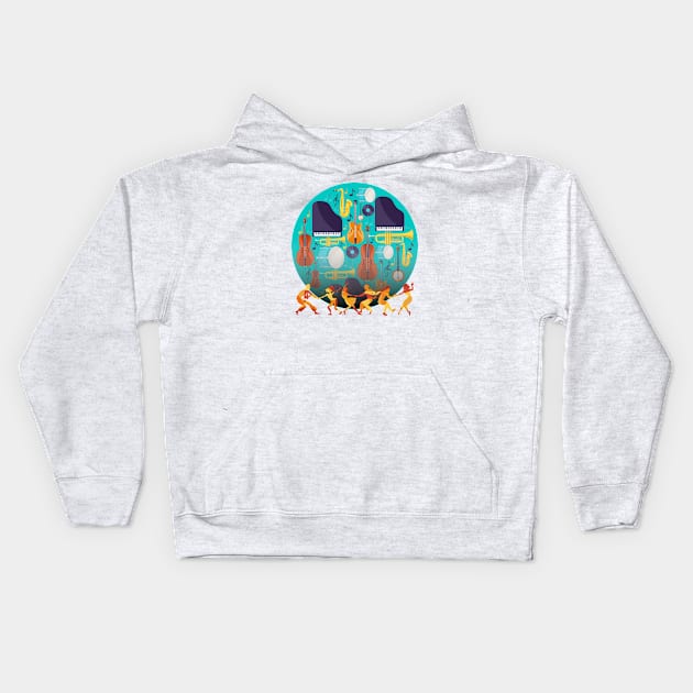 Let's Dance Kids Hoodie by After Daylight Project